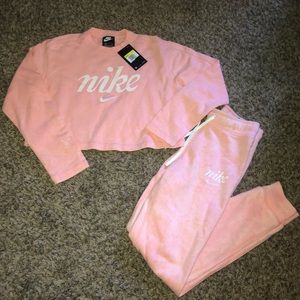 Pink Nike Sweatsuit Women